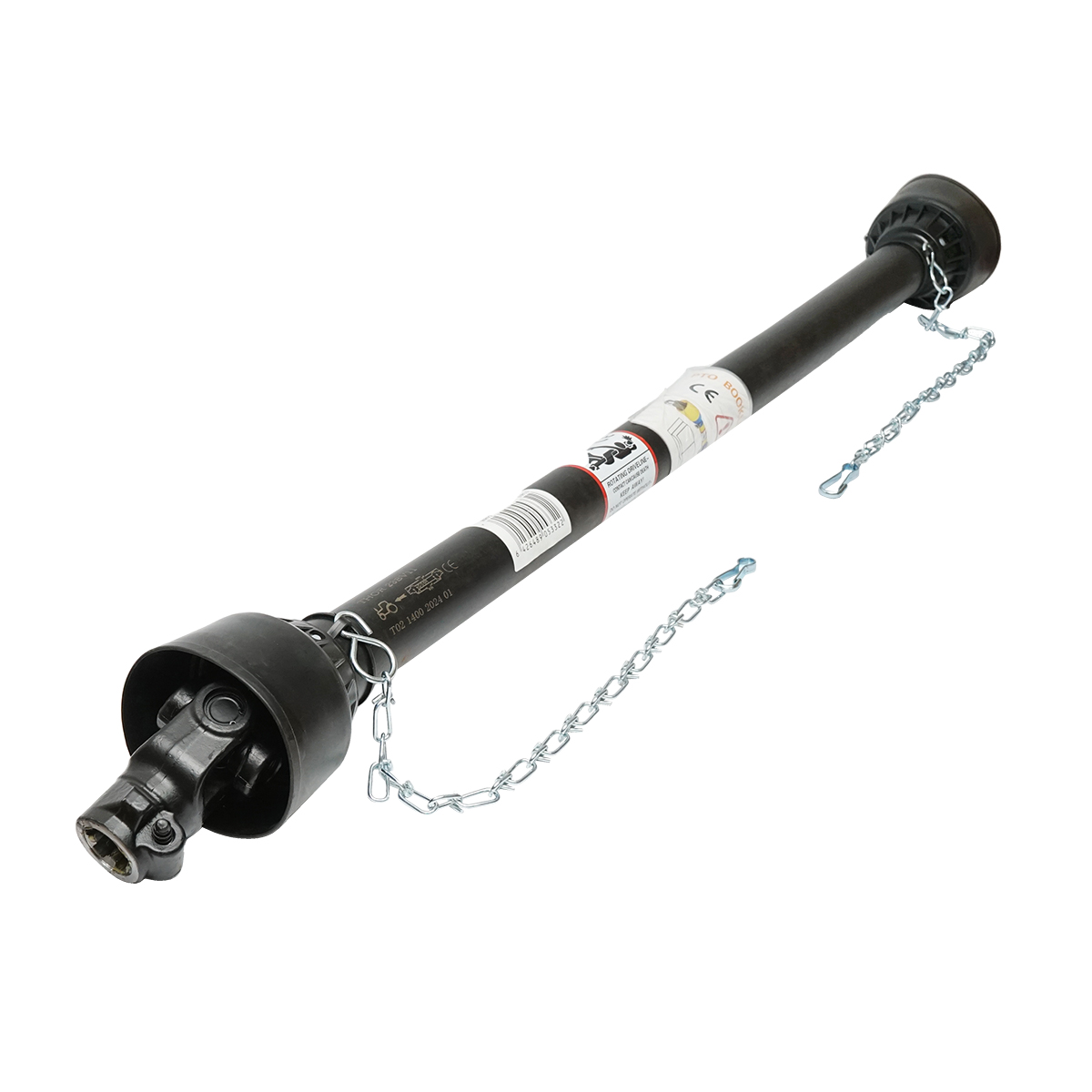 Cardan 1400 mm T2 cruce 23,8x61,3 (teava triunghiulara) 1 3/8 Z=6 - imagine 2