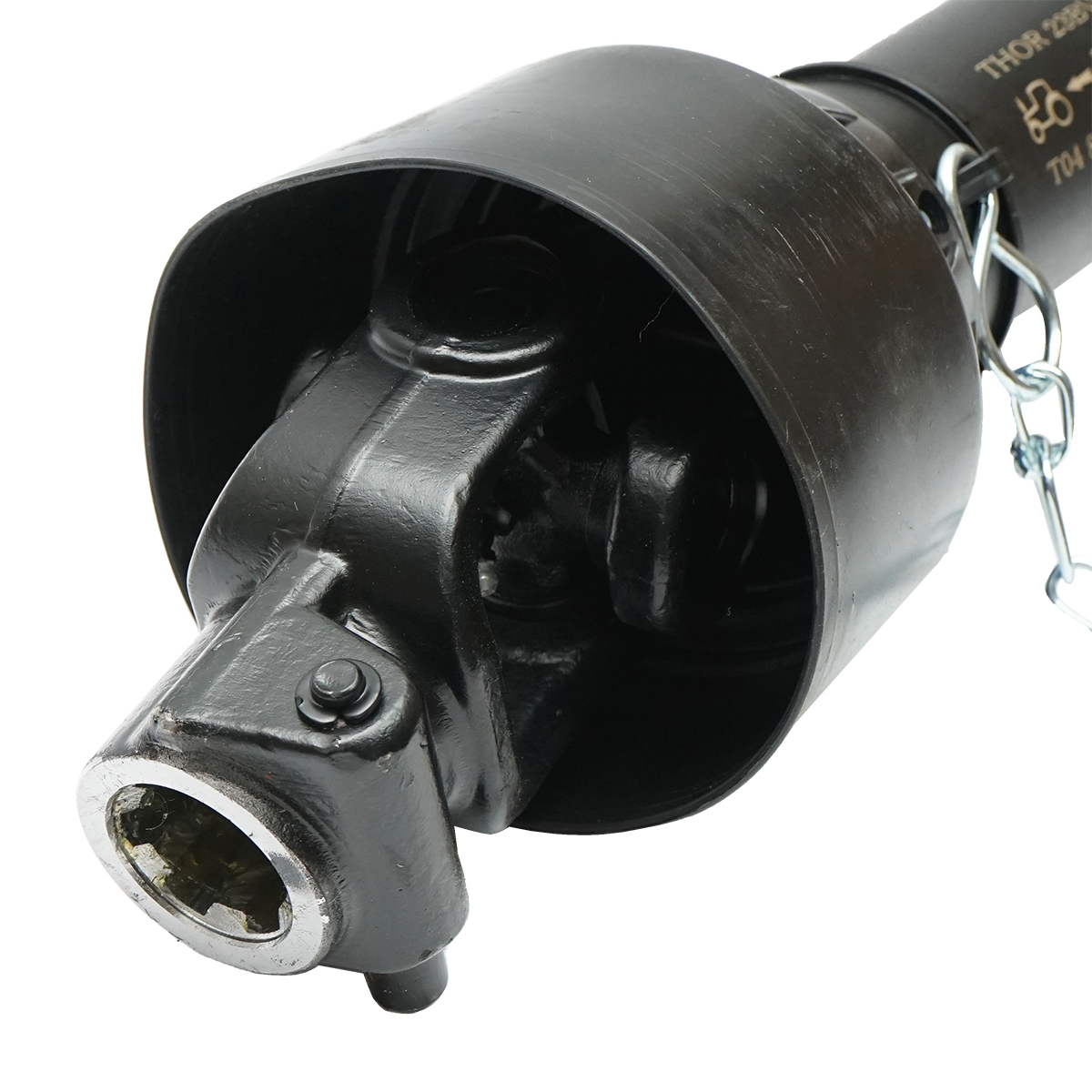 Cardan 850 mm T4 cu clichet universal cruce 27x74,6 (teava triunghiulara) 1 3/8 Z=6 - imagine 2