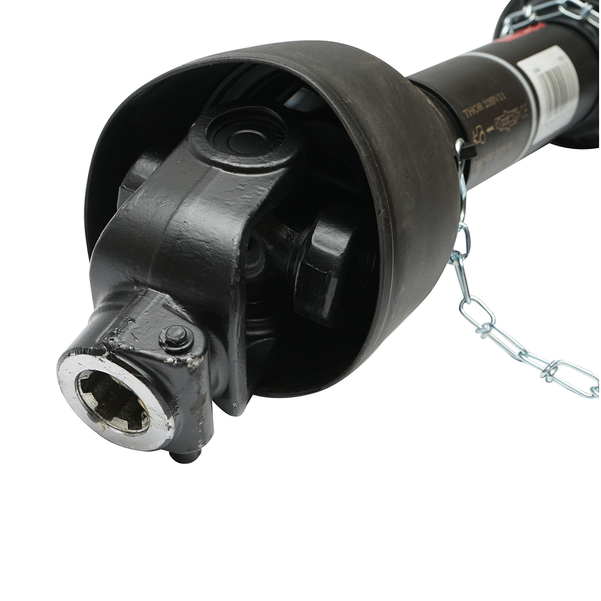 Cardan 850 mm T8 cruce 35x106,5 (teava triunghiulara) 1 3/8 Z=6 - imagine 2