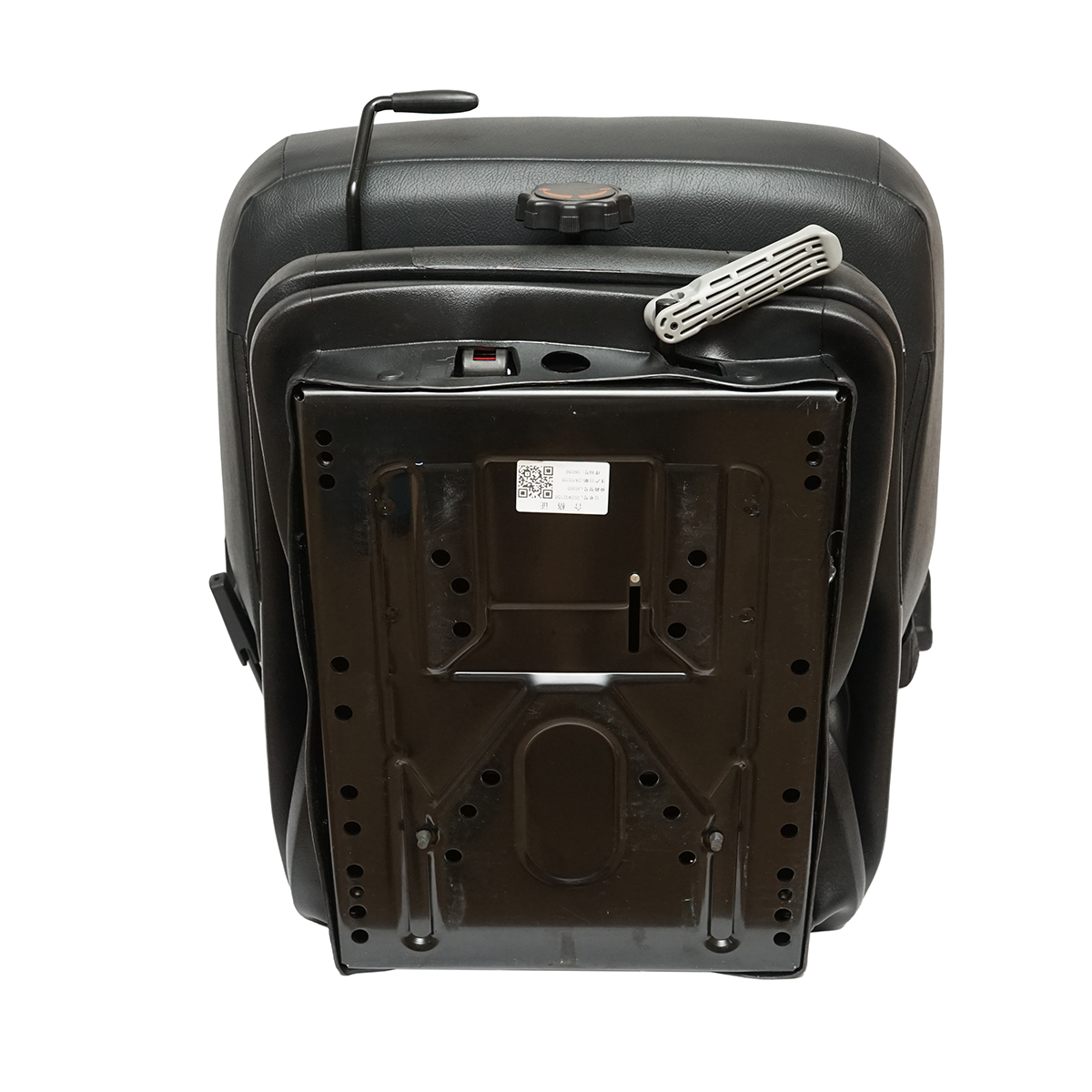 Scaun universal reglabil pentru tractor cu centura de siguranta, cotiere si suspensie mecanica 840x600mm - imagine 6