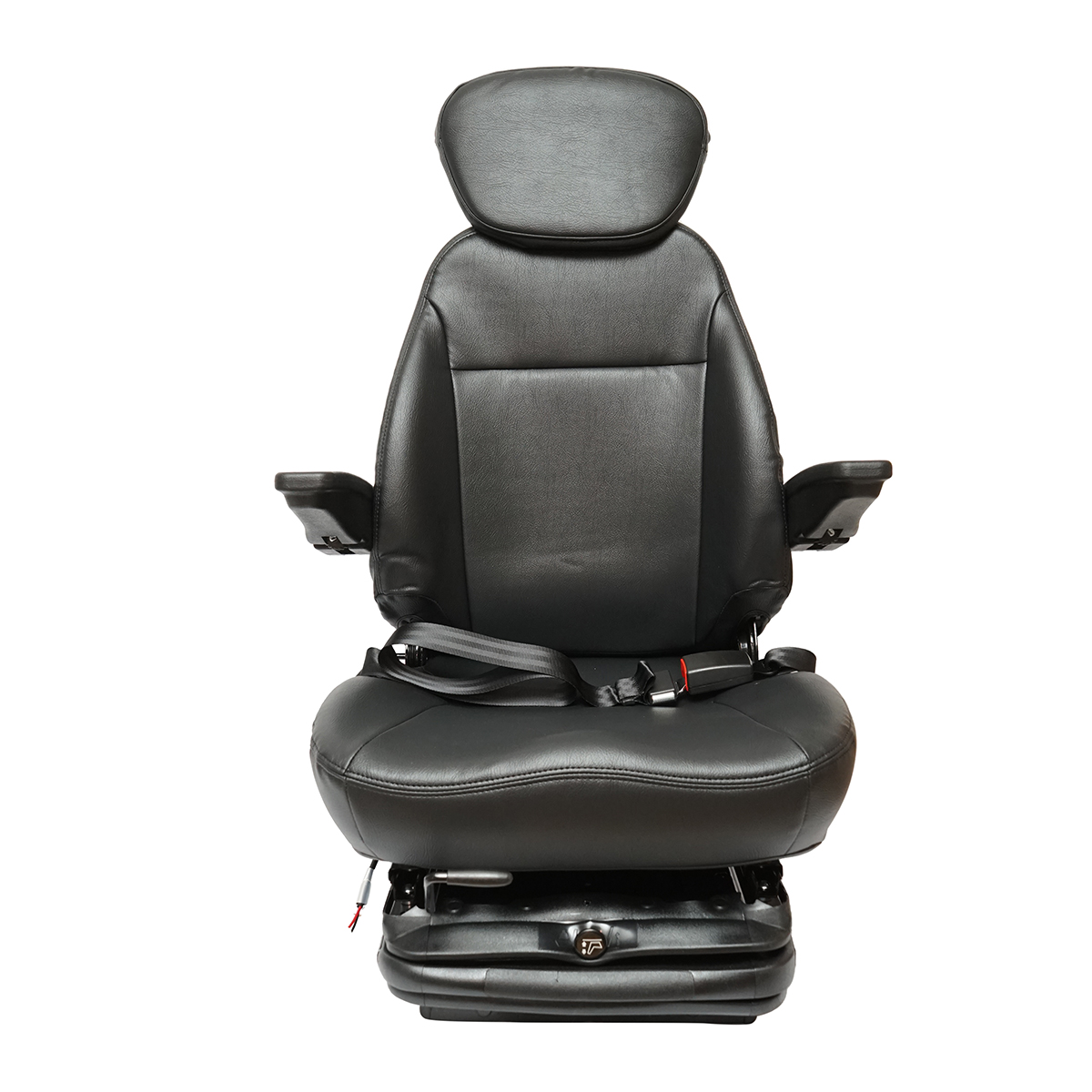 Scaun universal reglabil pentru tractor cu centura de siguranta, cotiere si suspensie 800x610mm