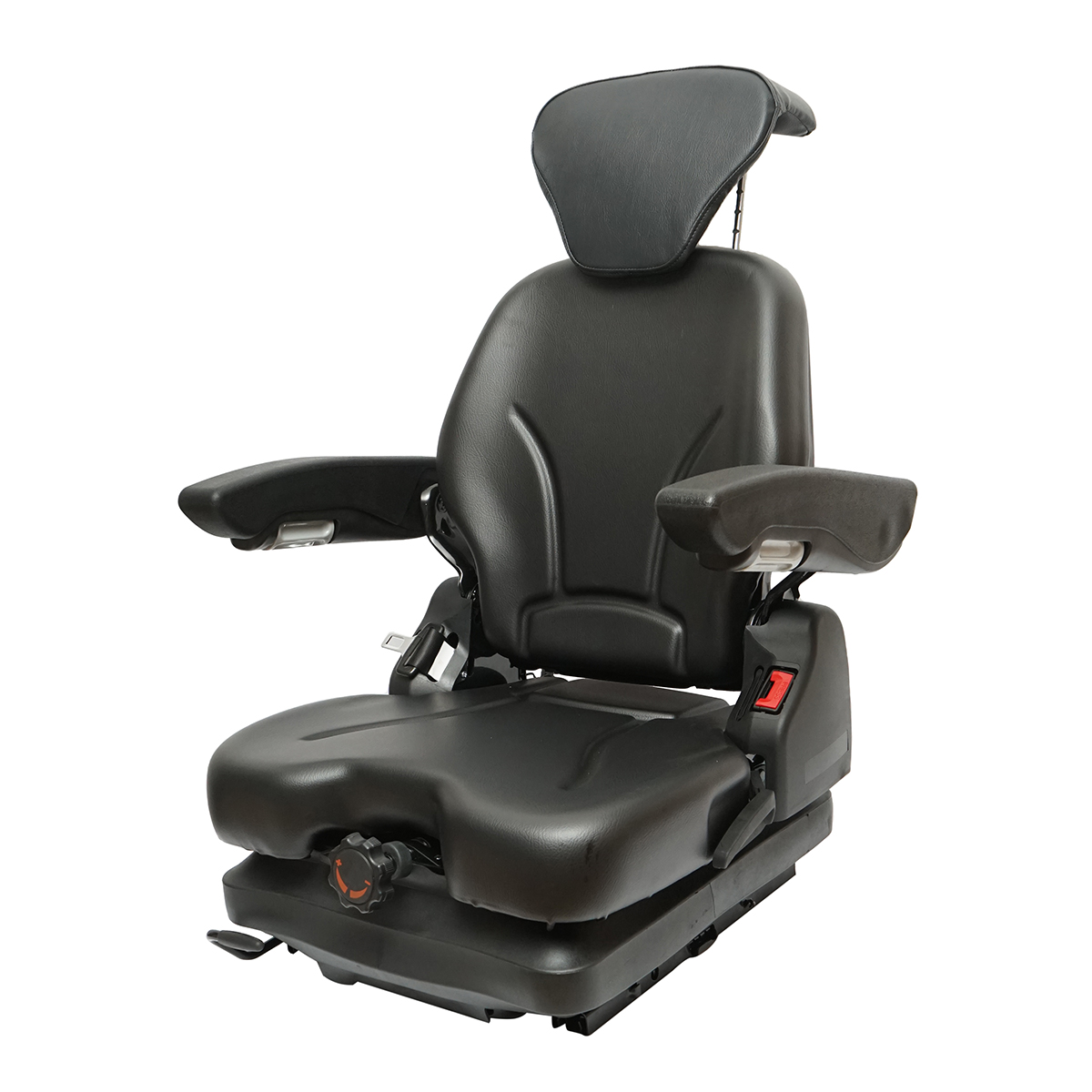 Scaun universal reglabil pentru tractor cu centura de siguranta si cotiere 610x390mm - imagine 2