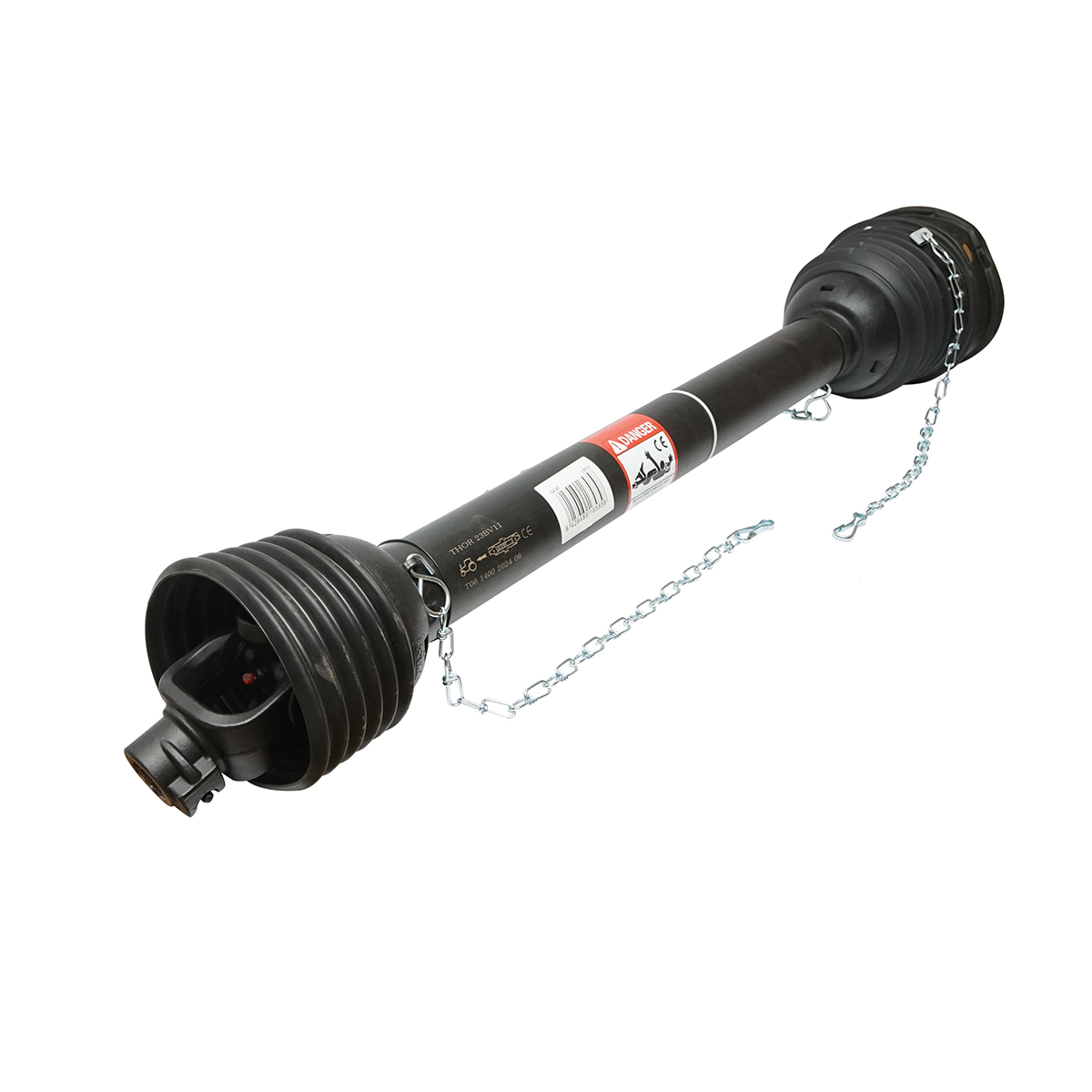 Cardan 1400 mm Z+W T6 Z=6 dubla articulatie cruce 30.2x92 tip Walterscheid - imagine 2