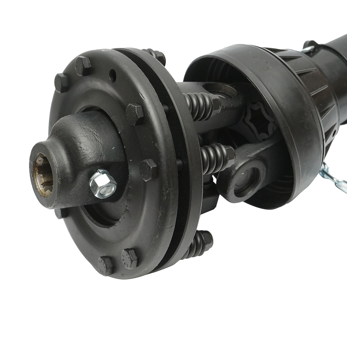 Cardan 1000 mm S7 T7 cu ambreiaj compus din 2 discuri cruce 30,2x106,5 (teava stea) 1 3/8 Z=6 freza - imagine 3