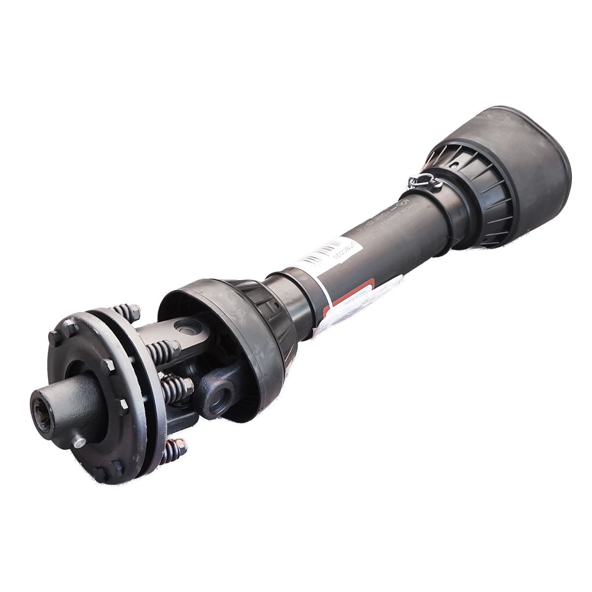 Cardan 850 mm S7 T7 cu ambreiaj compus din 2 discuri cruce 30,2x106,5 (teava stea) 1 3/8 Z=6 freza - imagine 2