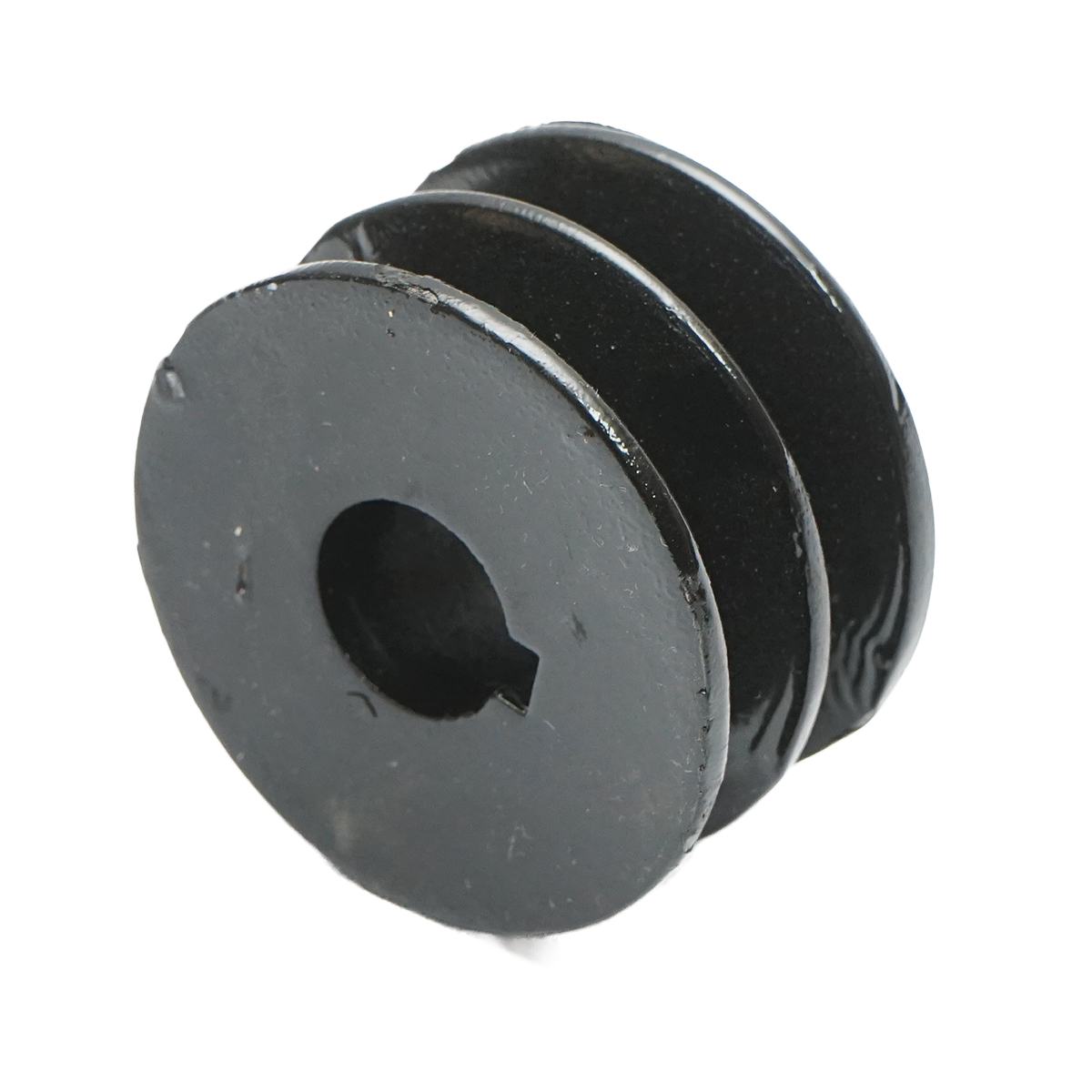 Fulie 2 caneluri 58x32mm pentru ax cu pana 19mm - imagine 3