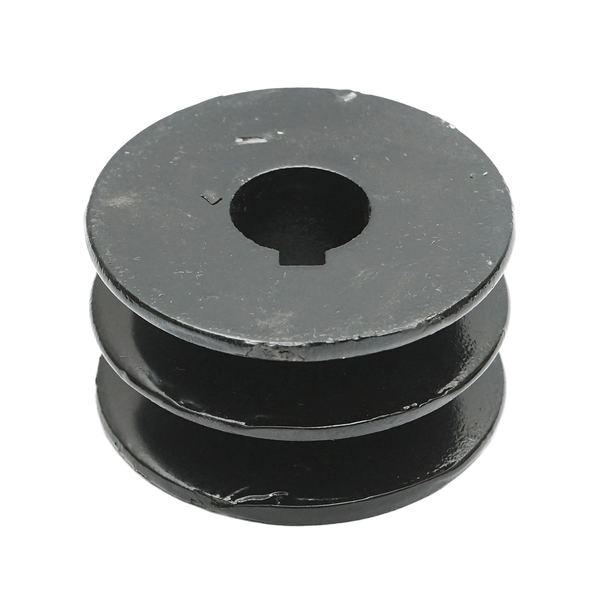 Fulie 2 caneluri 58x32mm pentru ax cu pana 19mm