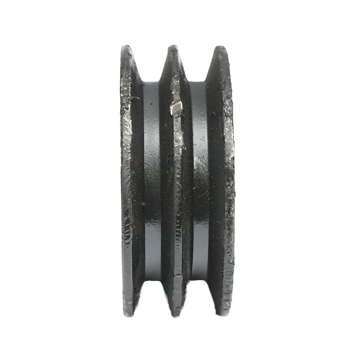 Fulie 2 caneluri 87x34mm pentru ax cu pana 24mm - imagine 2