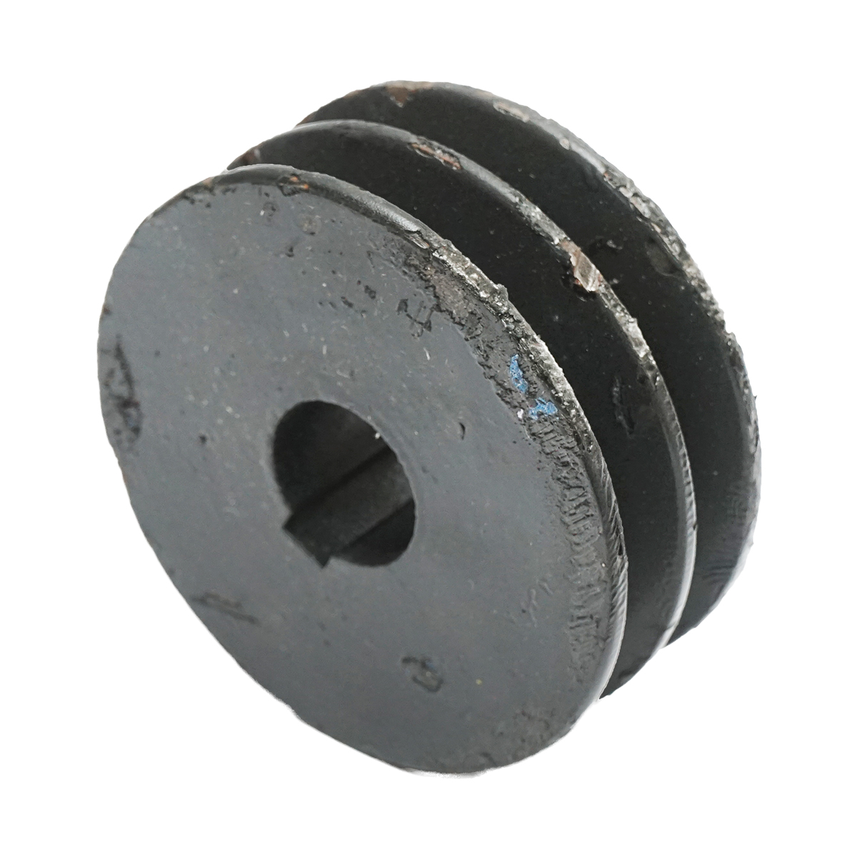 Fulie 2 caneluri 87x34mm pentru ax cu pana 24mm - imagine 3