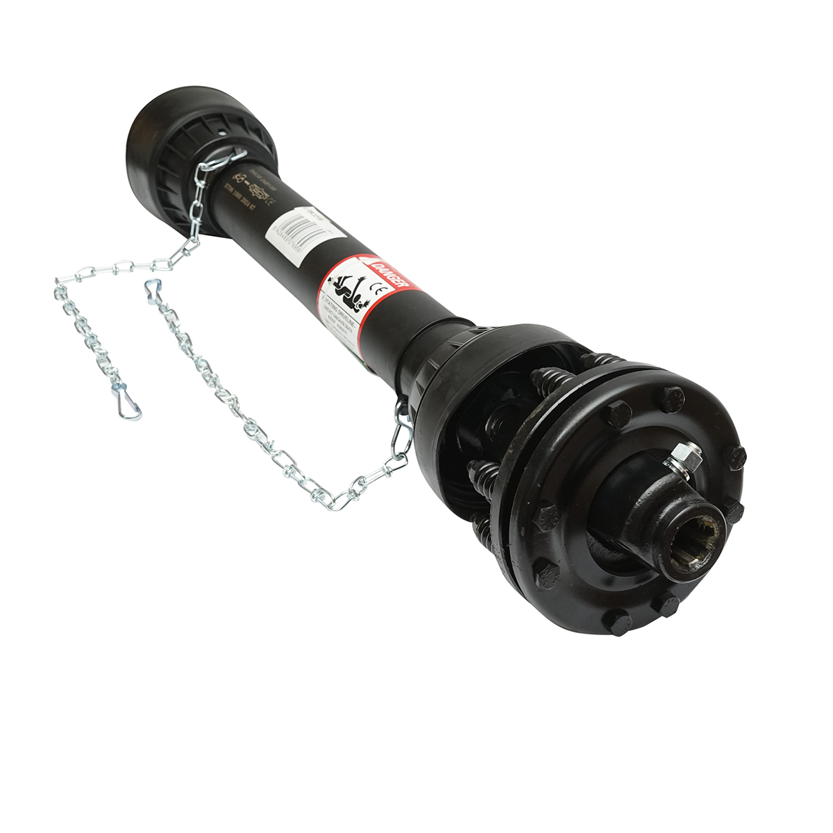 Cardan 1000 mm S6 T6 cu ambreiaj compus din 2 discuri cruce 30.2x92 (teava stea) 1 3/8 Z=6 freza - imagine 2