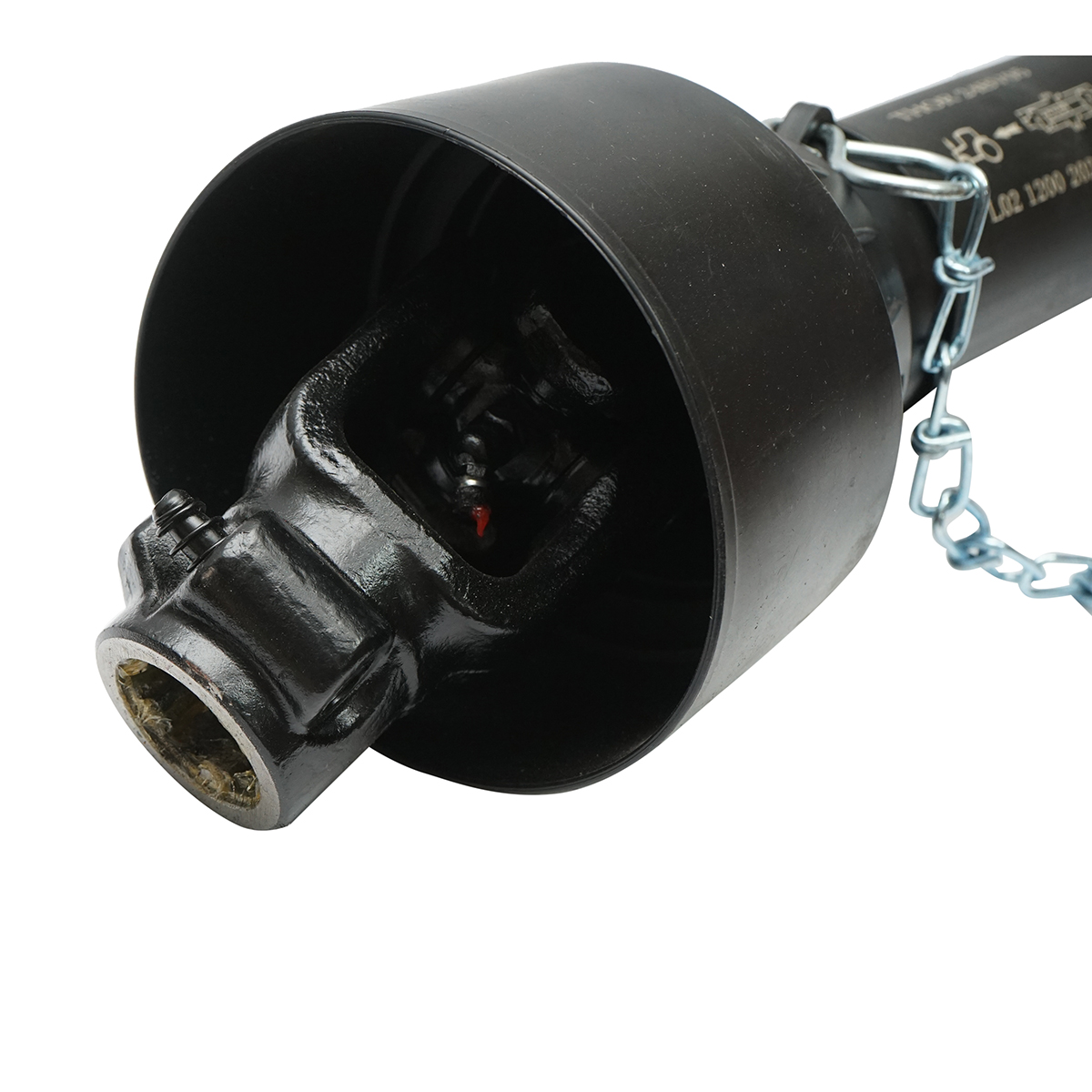 Cardan 1200 mm T2 L2 cruce 23.8x61.3 (teava triunghiulara 34/40 si 40/48) 3/8 Z=6 - imagine 4