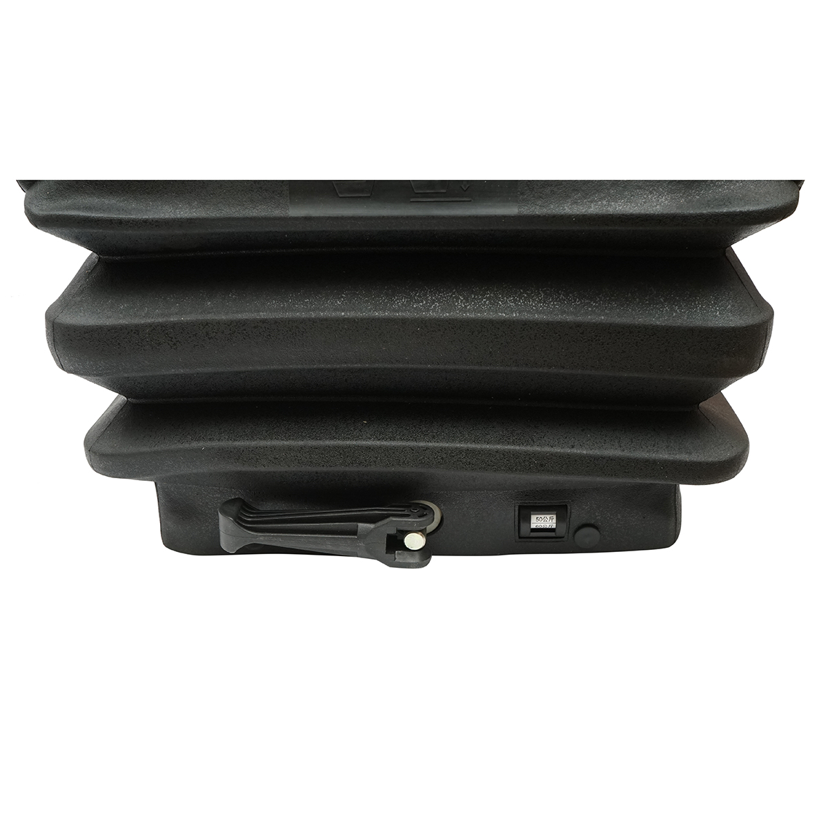 Scaun universal cu suspensie pe aer, reglabil pe inaltime si greutate 50-140Kg, cotiere si spatar rabatabil 50-90° pentru tractor, utilaje agricole, industriale, stivuitor - imagine 8