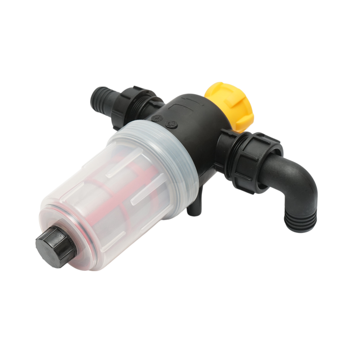 Filtru erbicidator transparent cu 2 site si valva autocuratare, racord 32mm - imagine 7