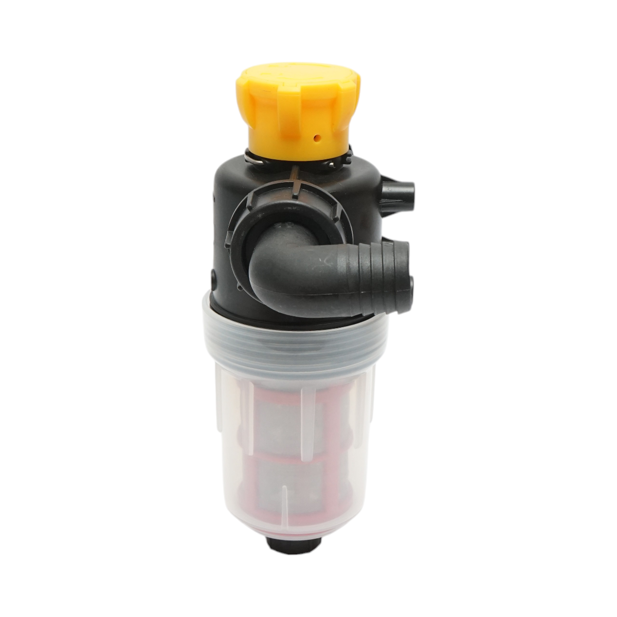 Filtru erbicidator transparent cu 2 site si valva autocuratare, racord 32mm - imagine 5