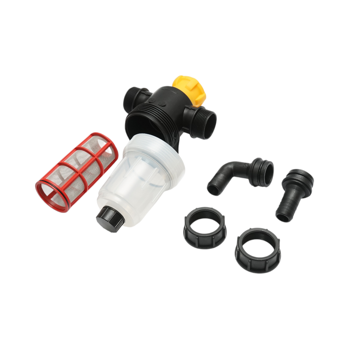 Filtru erbicidator transparent cu sita si valva autocuratare, racord 25mm - imagine 3