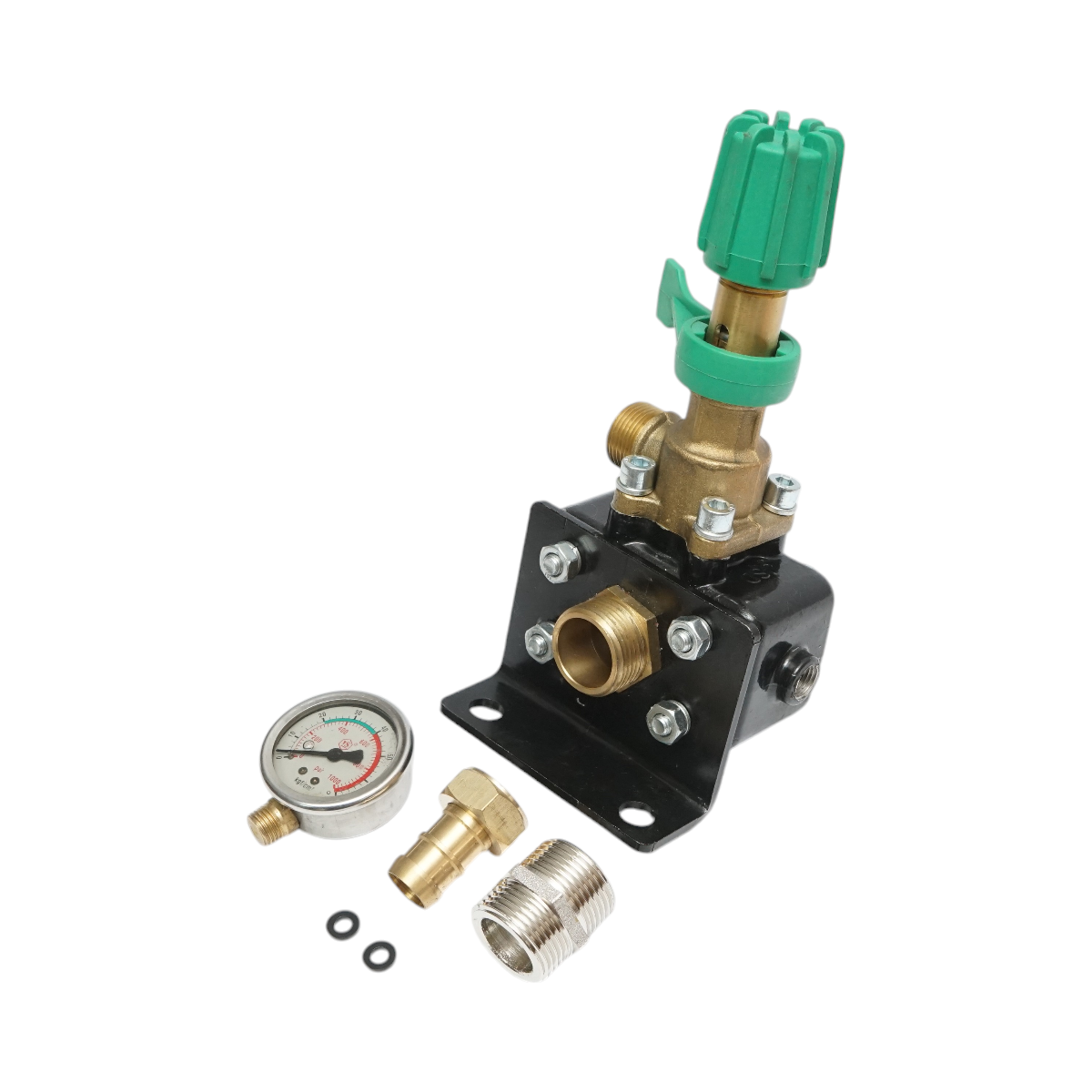 Robinet reglaj presiune cu manometru glicerina pentru erbicidator - imagine 2