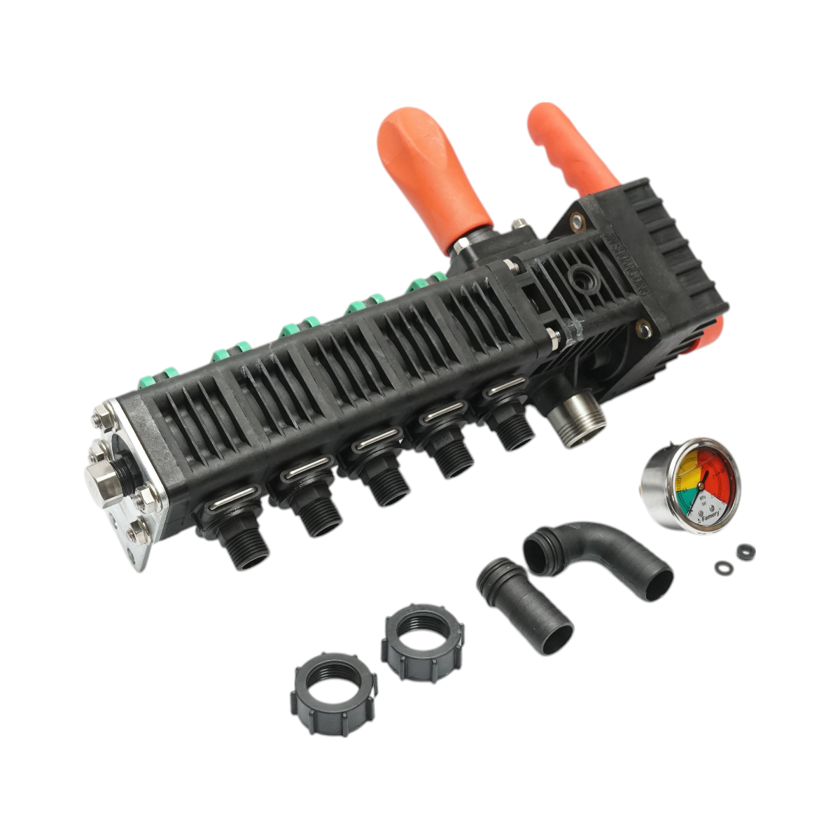 Distribuitor erbicidator cu 5 cai, manometru cu glicerina 25 bar - imagine 4