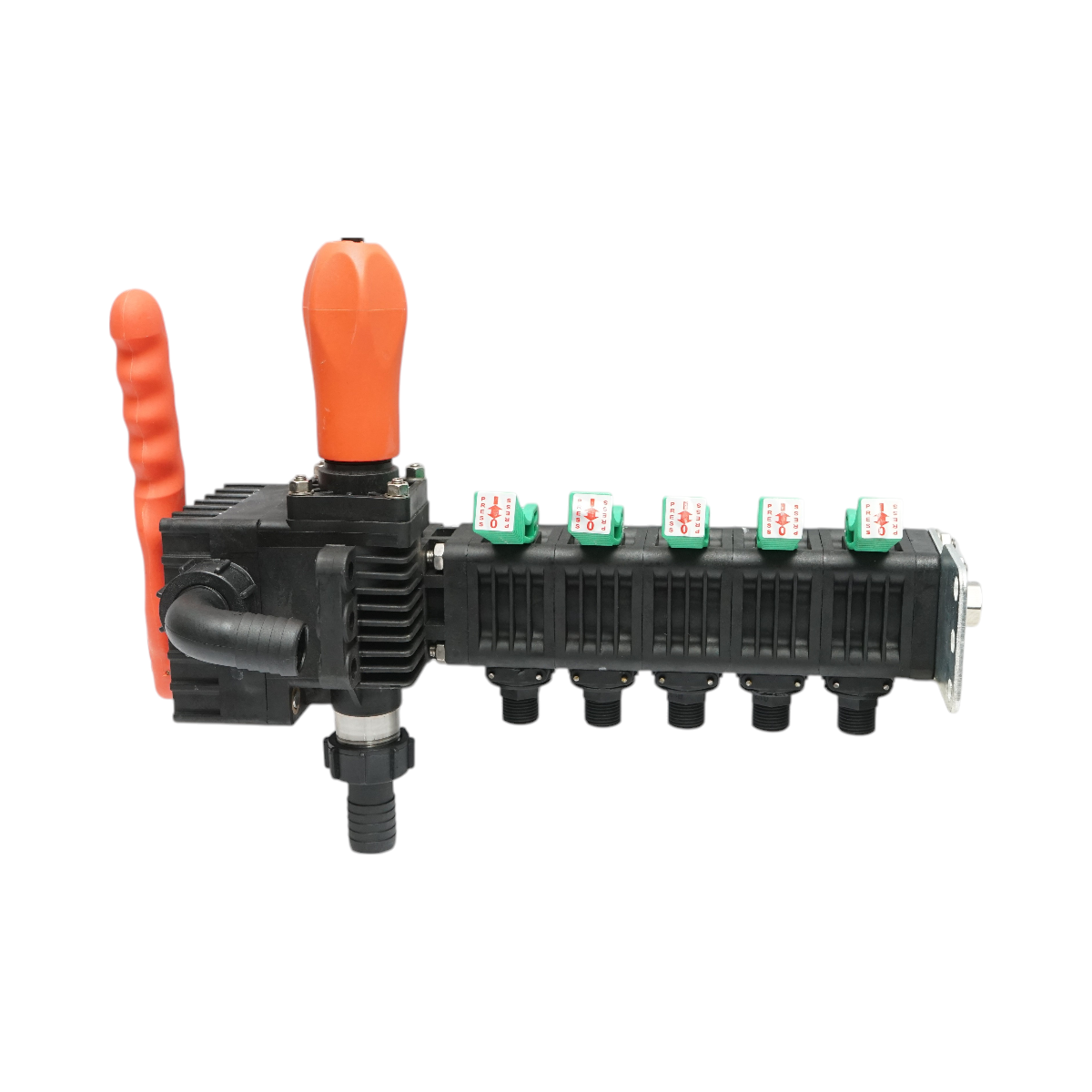 Distribuitor erbicidator cu 5 cai, manometru cu glicerina 25 bar - imagine 3