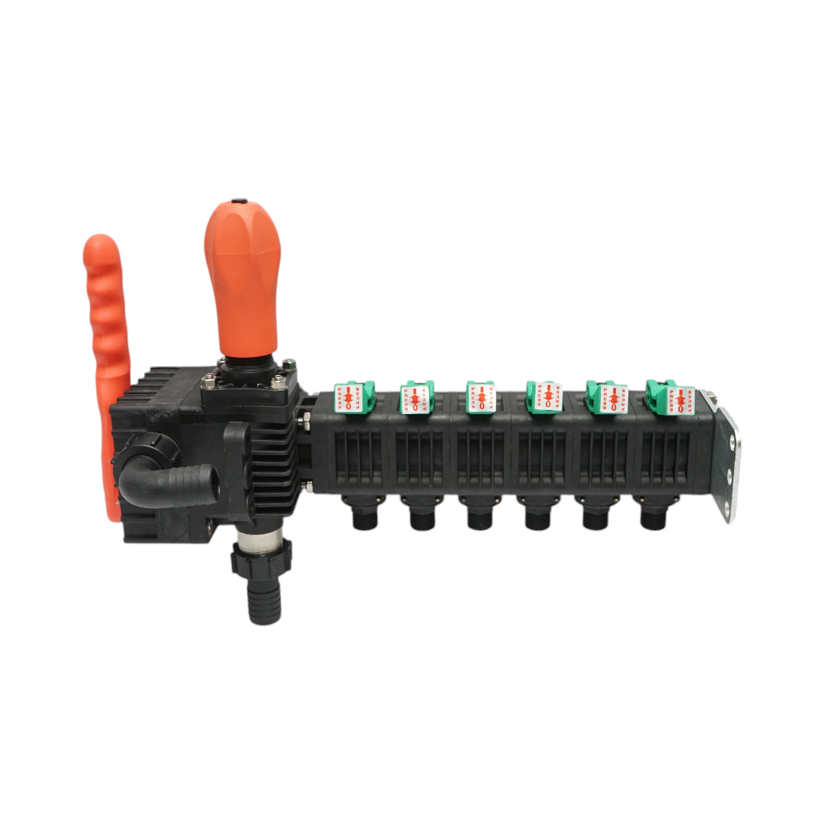 Distribuitor erbicidator cu 6 cai, manometru cu glicerina 25 bar - imagine 3