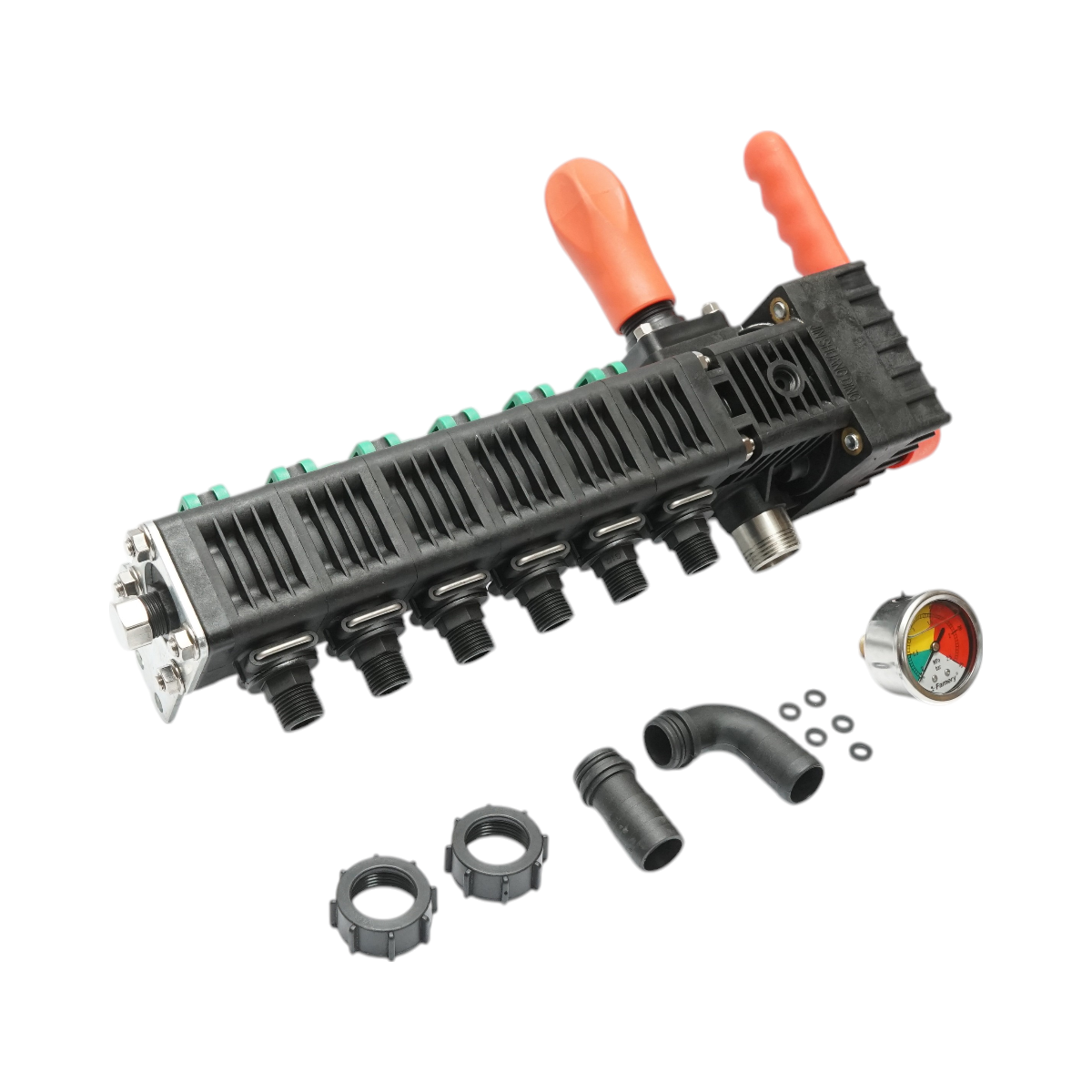 Distribuitor erbicidator cu 6 cai, manometru cu glicerina 25 bar - imagine 4