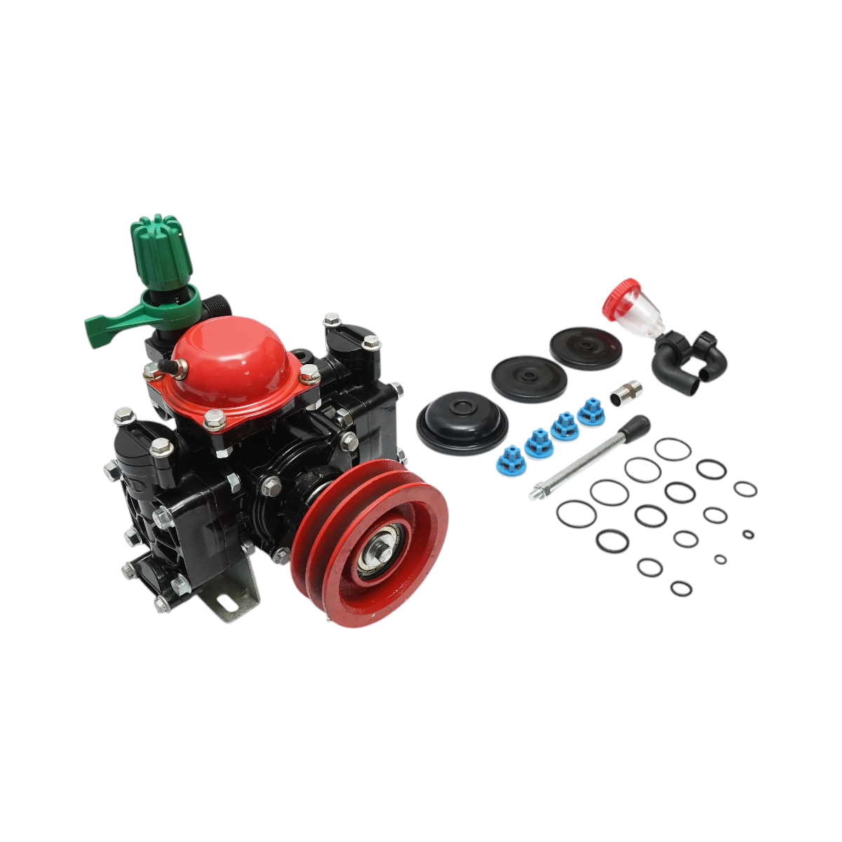 Pompa diafragmatica 4CP/3KW cu 3 membrane, debit 30L/min, presiune 25 bar, viteza 500-600 r/min - imagine 2