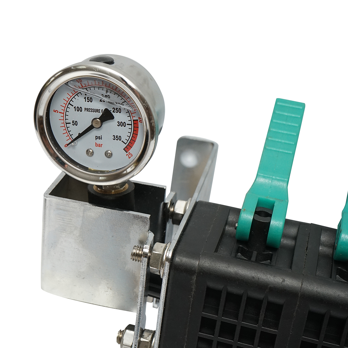 Distribuitor erbicidator cu 5 cai, filtru, supapa electrica si manometru cu glicerina 25 bar - imagine 7