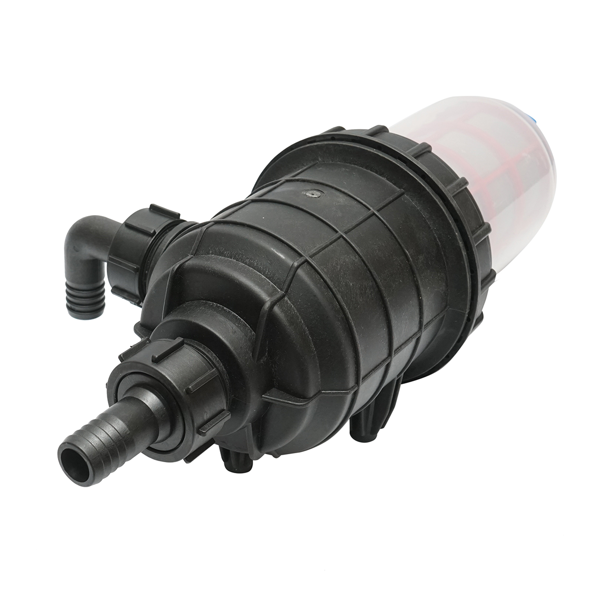 Filtru erbicidator transparent cu 2 site si valva autocuratare, racord 25mm - imagine 5