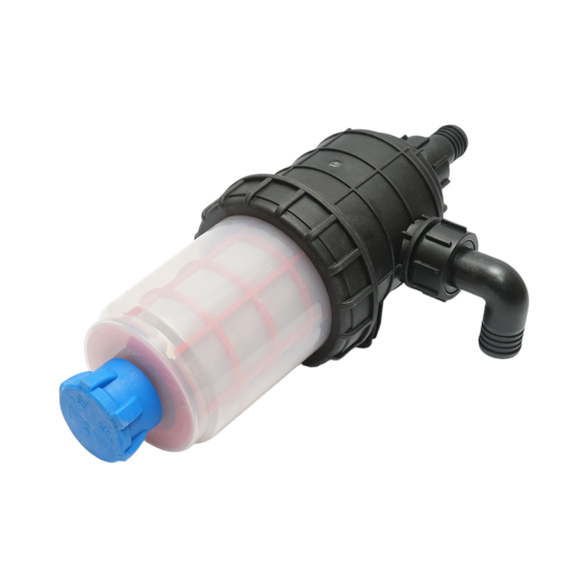 Filtru erbicidator transparent cu 2 site si valva autocuratare, racord 32mm - imagine 5