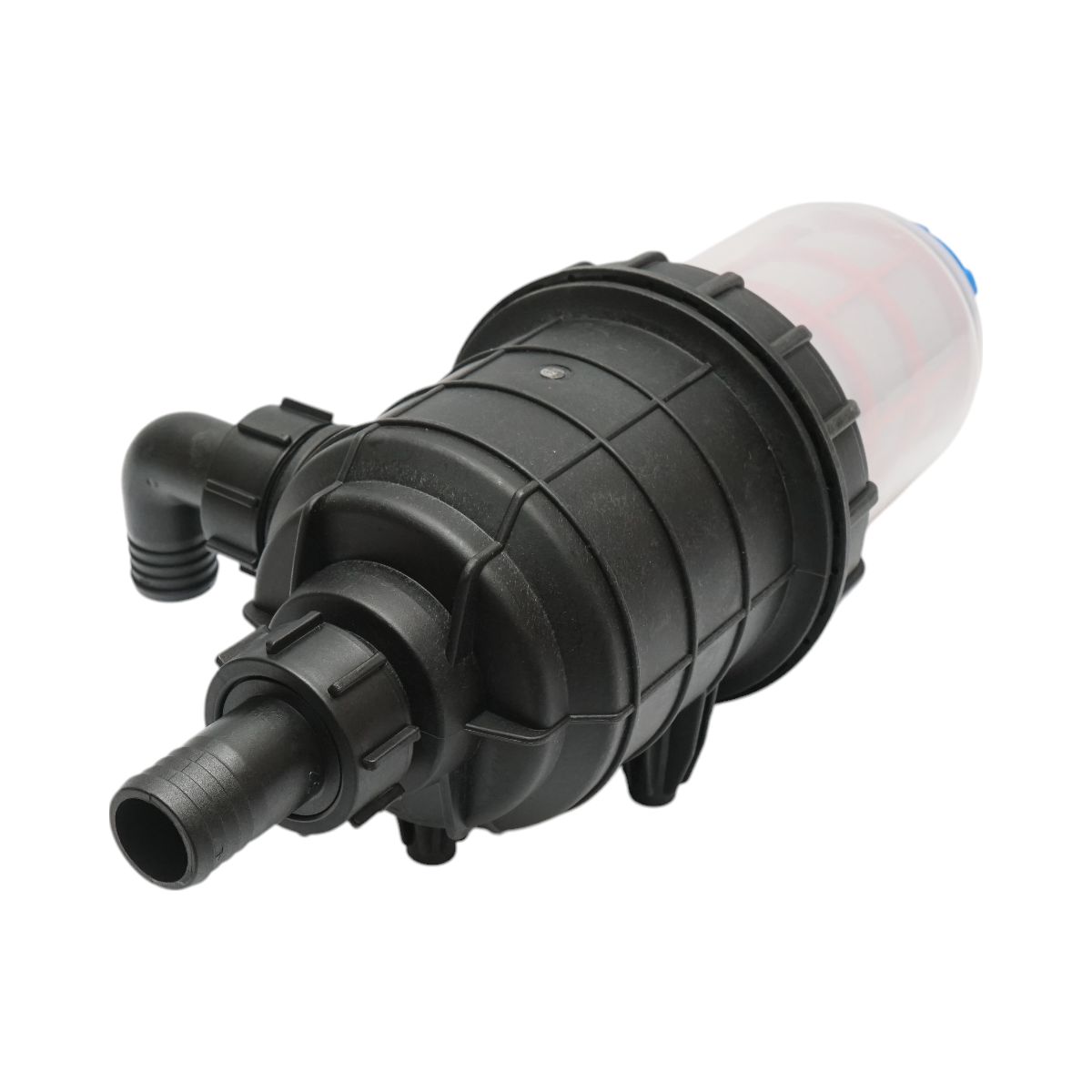 Filtru erbicidator transparent cu 2 site si valva autocuratare, racord 32mm - imagine 6