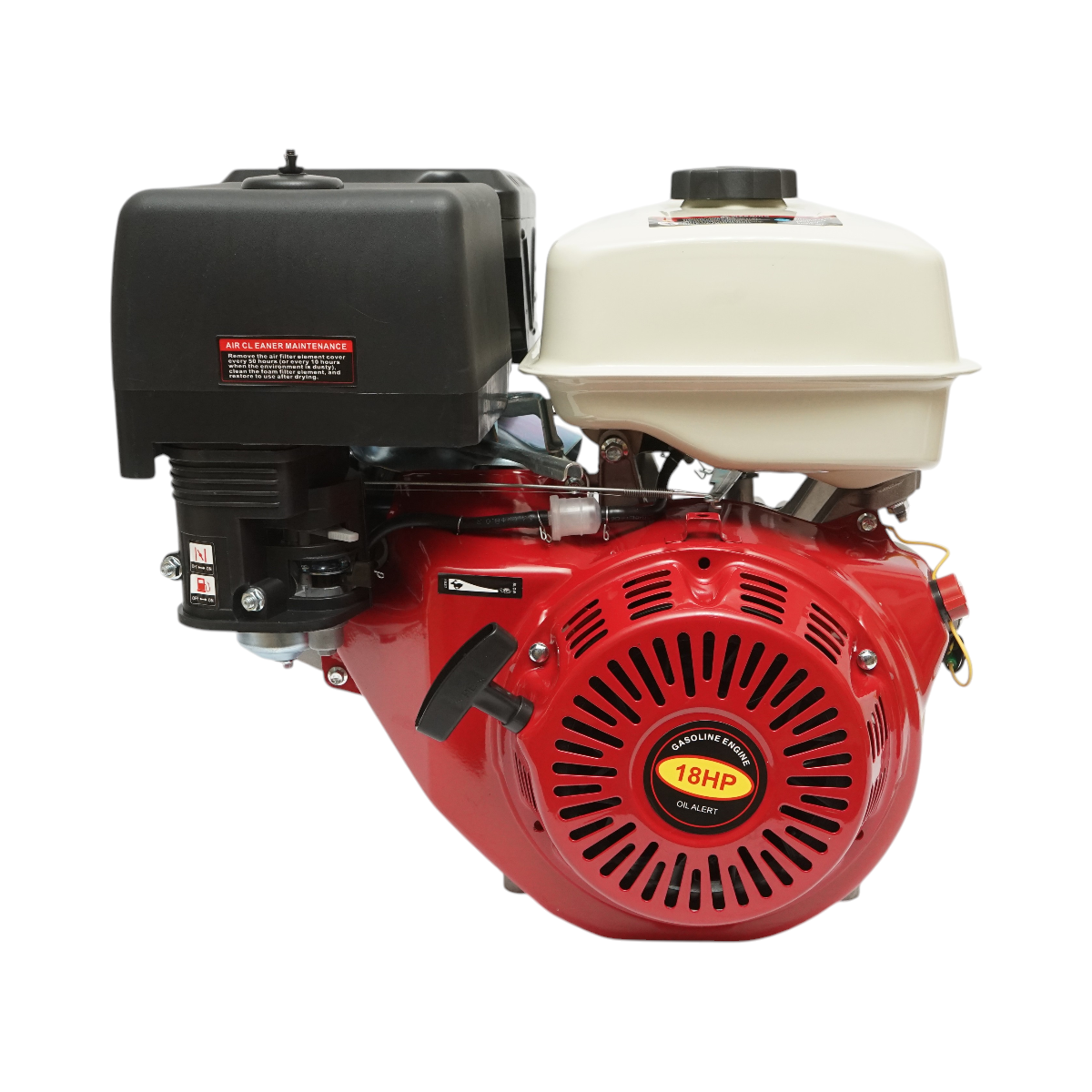 Motor pe benzina 18CP, 420cc, 4 timpi, ax cu pana 25mm, pornire sfoara Breckner Germany - imagine 2