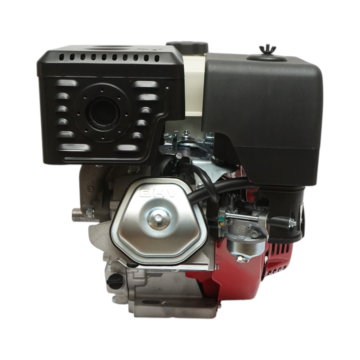 Motor pe benzina 18CP, 420cc, 4 timpi, ax cu pana 25mm, pornire sfoara Breckner Germany - imagine 4