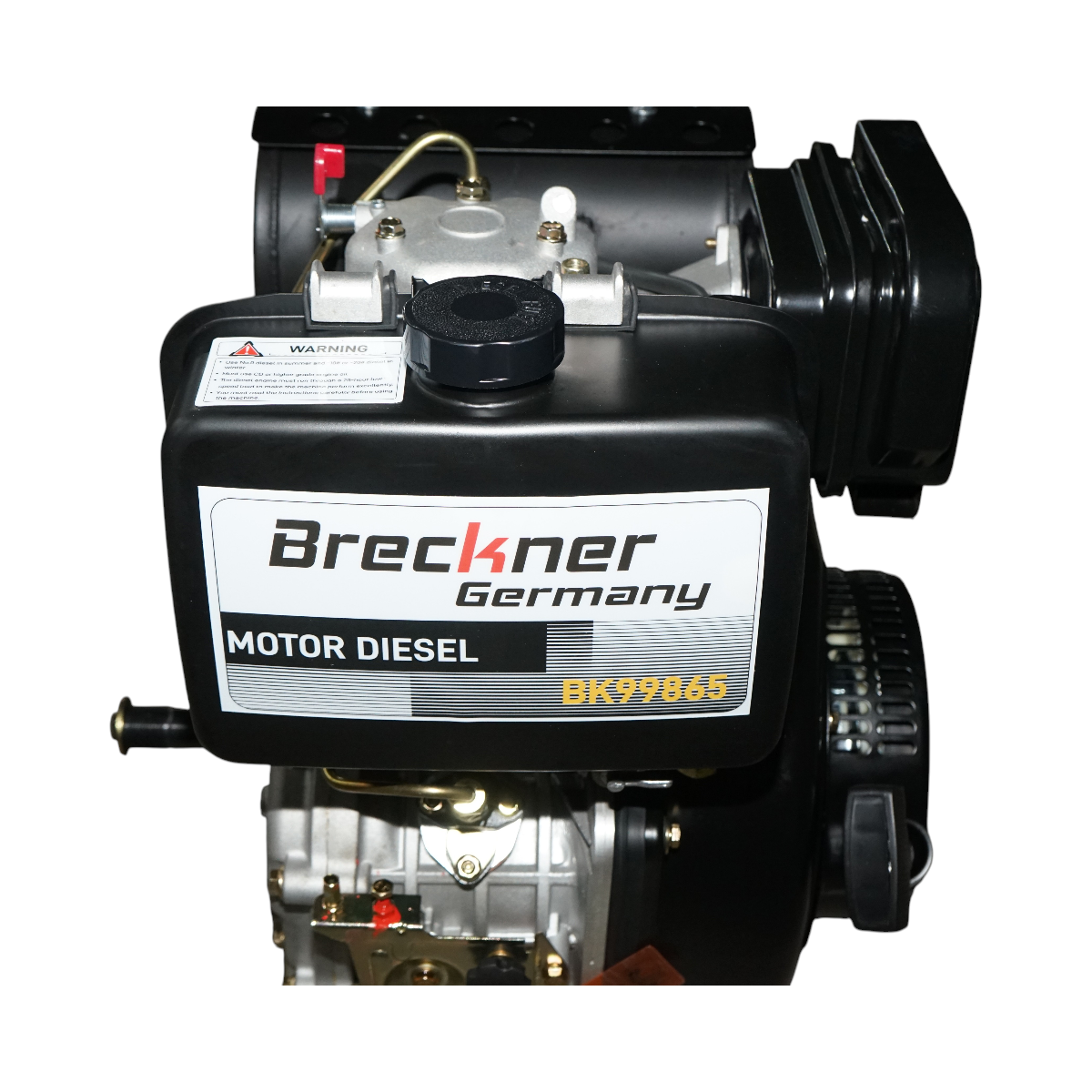 Motor diesel 13CP 192F, 498cc, turatie 3600rpm, ax rotund filetat 25.4mm, pornire sfoara Breckner Germany - imagine 7