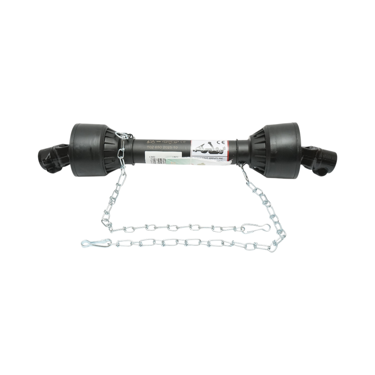 Cardan 650mm T2 1-3/8 Z=6, cruce 24x62, teava triunghiulara