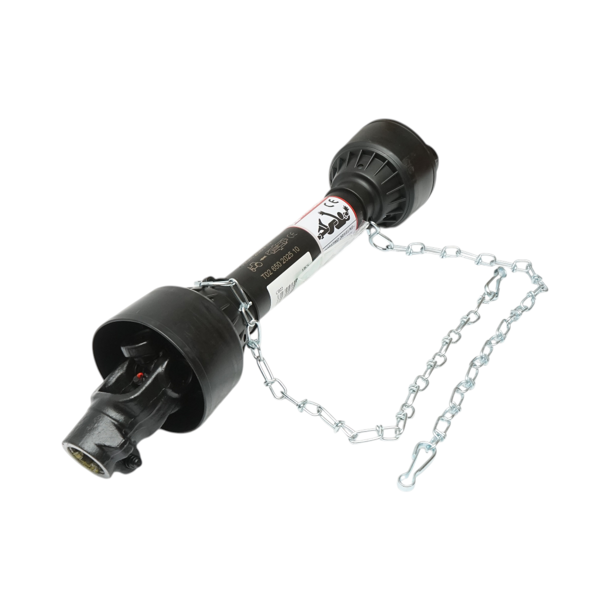 Cardan 650mm T2 1-3/8 Z=6, cruce 24x62, teava triunghiulara - imagine 3