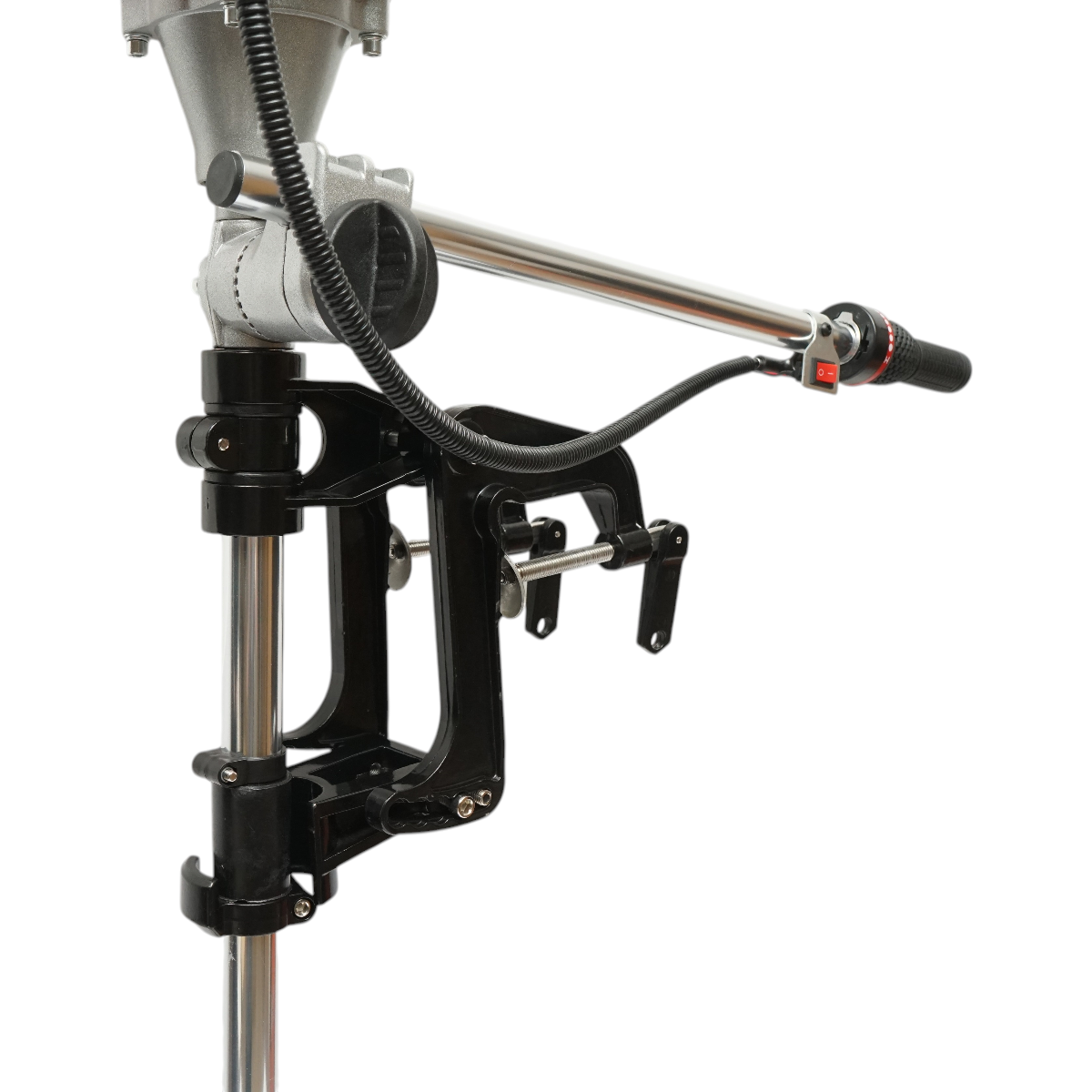 Motor barca pe benzina 2.5CP, 2T 52cc, portabil, turatie 7500rpm, cizma lunga reglabila THOR - imagine 5