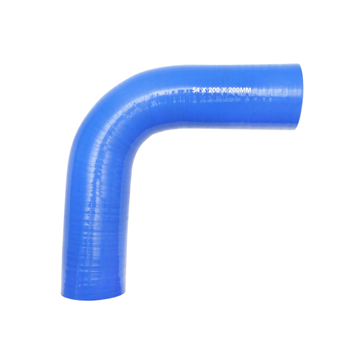 Furtun cotit silicon 90 grade cu insertie textila int. 54x200x200mm Breckner Germany - imagine 2