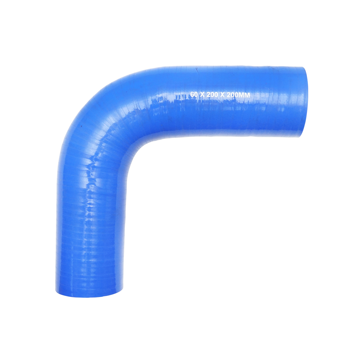 Furtun cotit silicon 90 grade cu insertie textila int. 60x200x200mm Breckner Germany - imagine 2