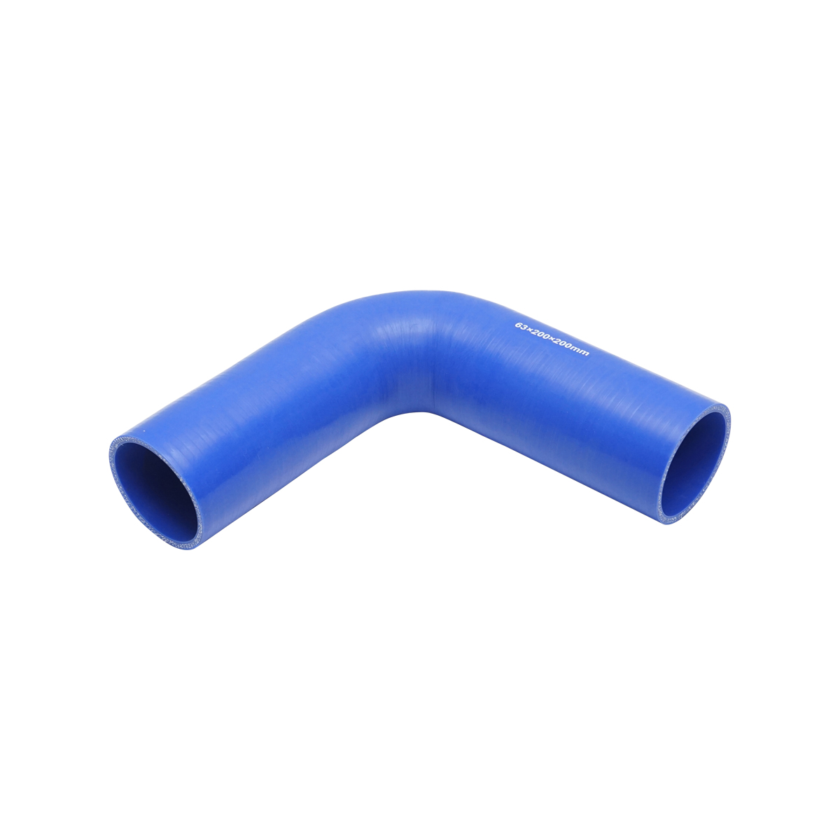 Furtun cotit silicon 90 grade cu insertie textila int. 63.5x200x200mm Breckner Germany - imagine 4