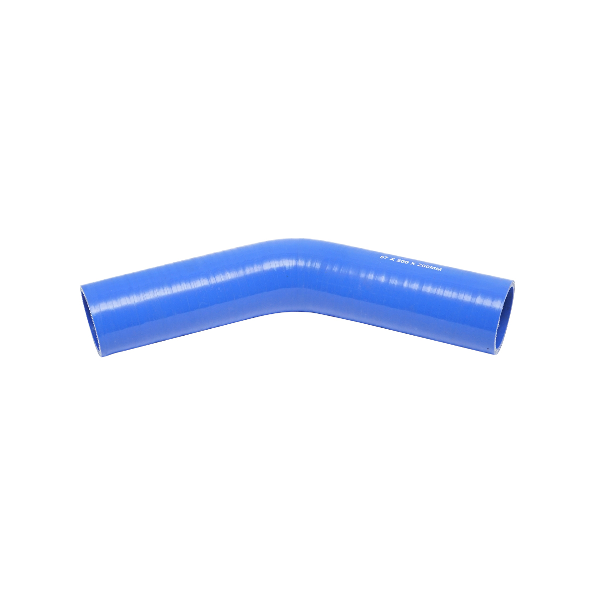 Furtun cotit silicon 45 grade cu insertie textila  int. 57x200x200mm Breckner Germany - imagine 2
