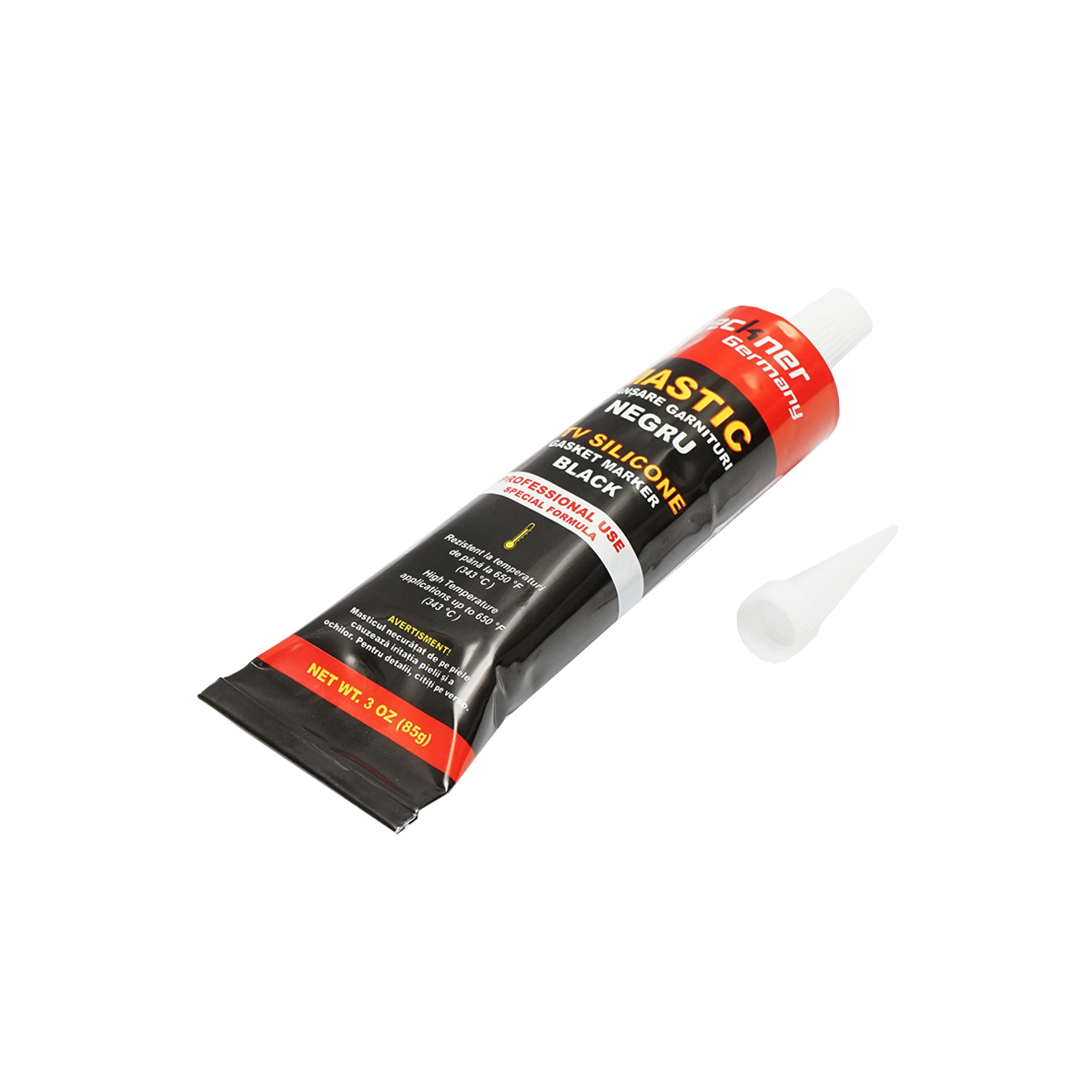 Silicon etansare garnituri negru 85g pentru temperaturi inalte 343 grade - imagine 2