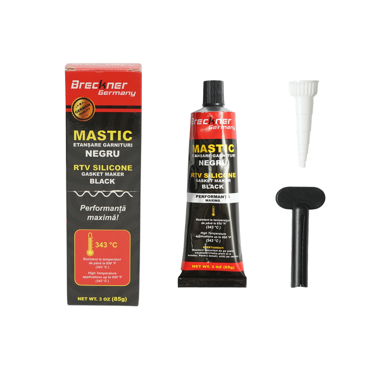 Silicon etansare garnituri negru 85g temp. inalte 343 grade