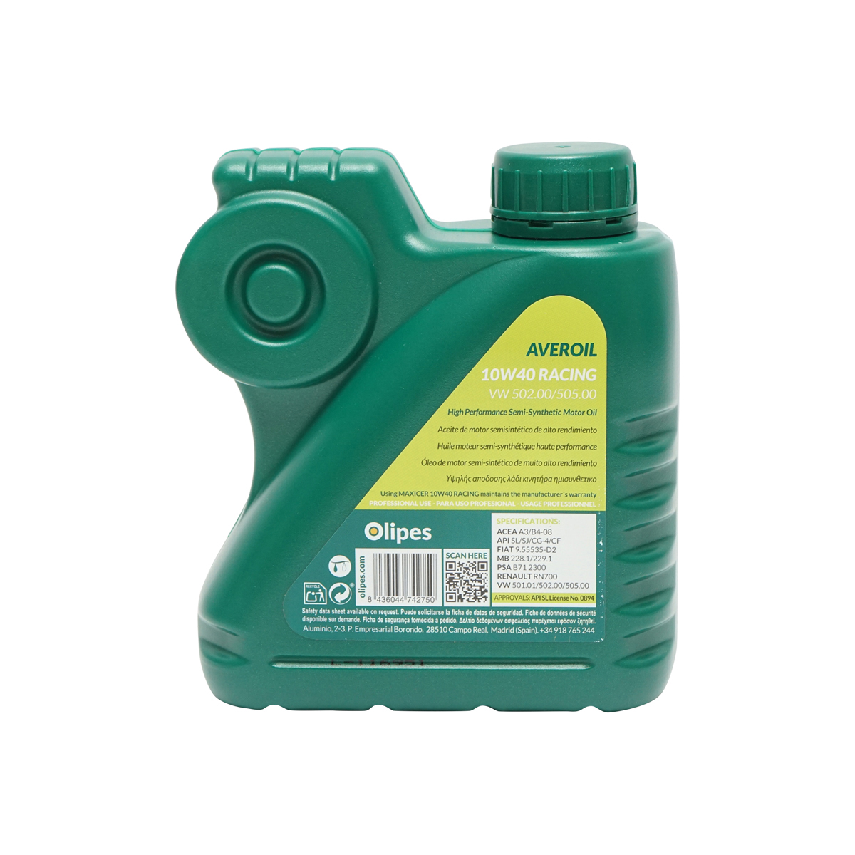 Ulei Olipes Averoil Racing 10W40 1L - imagine 3