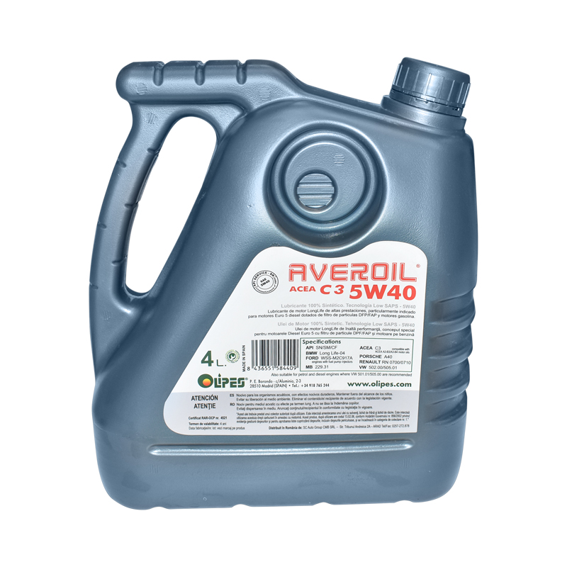 Ulei Olipes Averoil 5W40 C3 4L - imagine 3