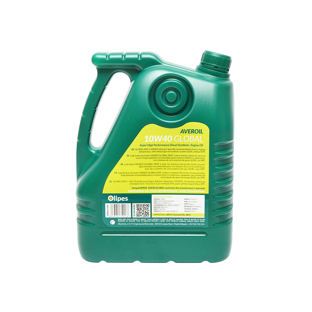 Ulei motor Olipes Averoil 10W40 Global 5L - imagine 3