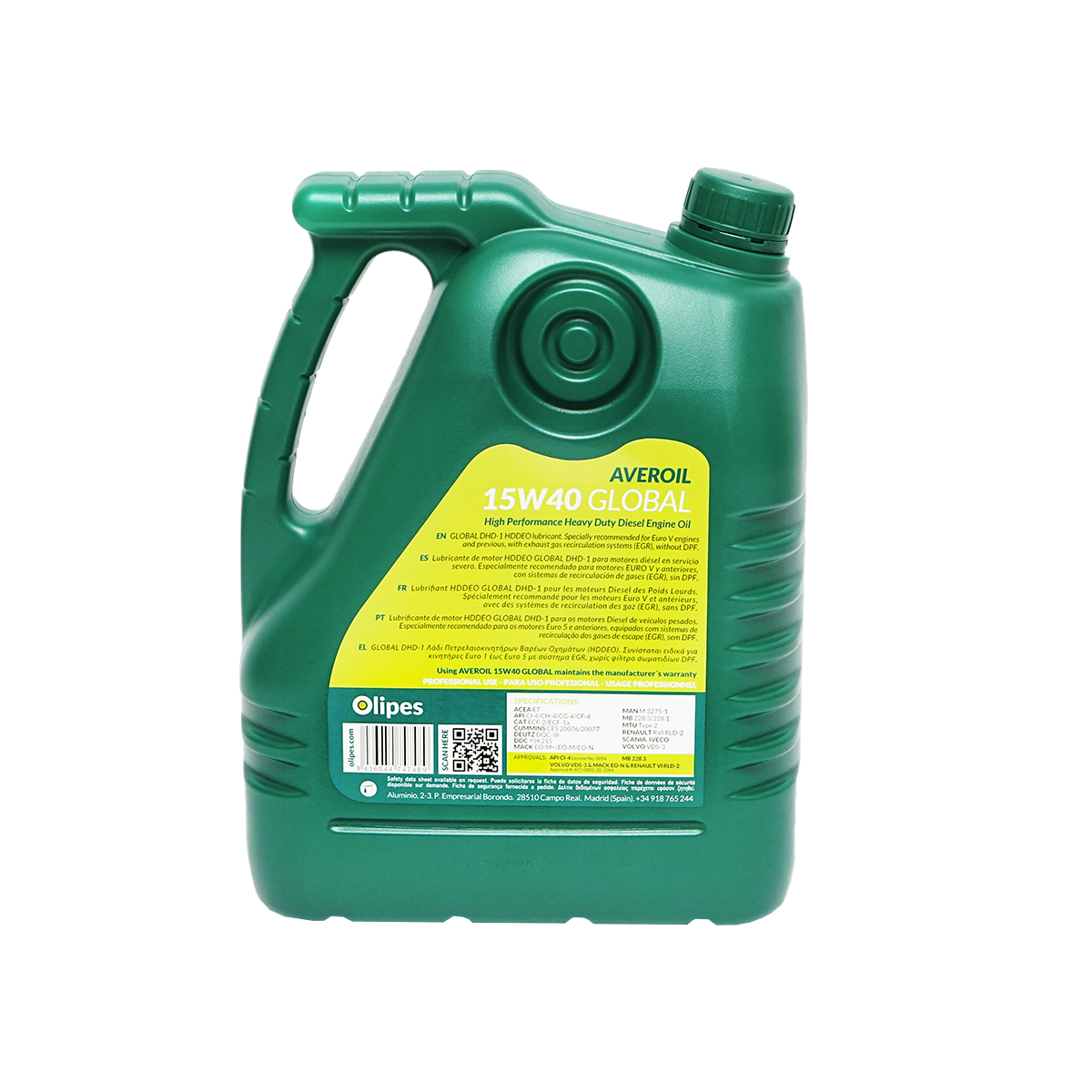 Ulei motor Olipes motor Averoil 15W40 Global 5L - imagine 3