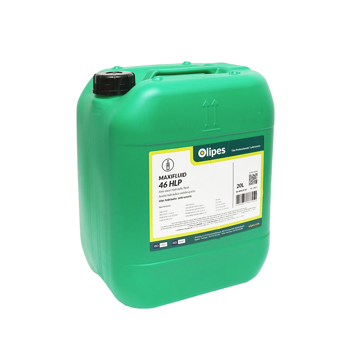 Ulei hidraulic Olipes MAXIFLUID 46 HLP H46 20L - imagine 2