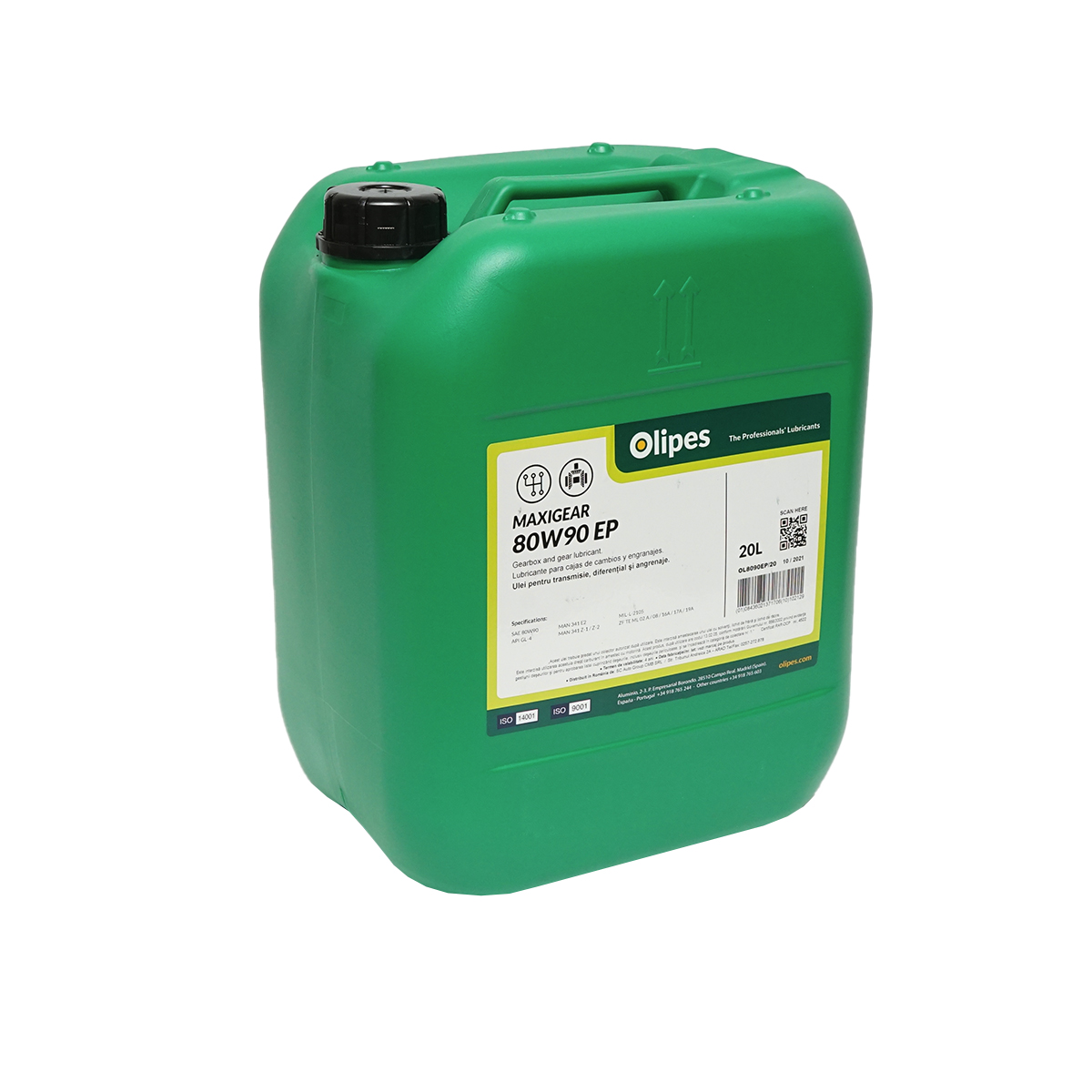 Ulei Olipes MAXIGEAR 80W90 EP cutie viteze GL-4 20L - imagine 2