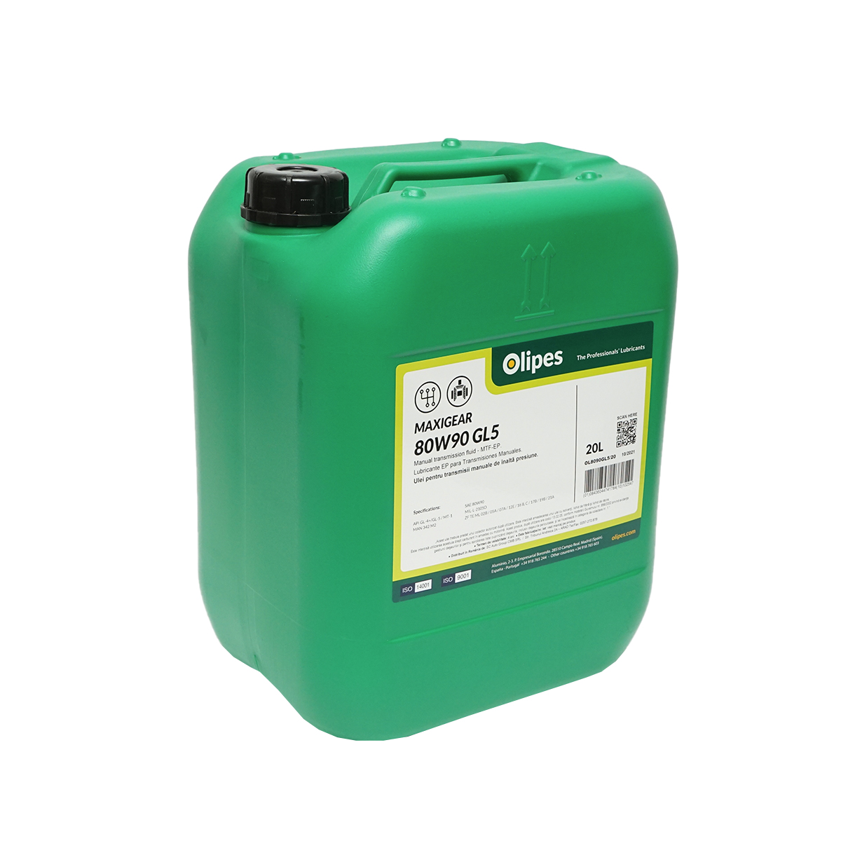 Ulei Olipes MAXIGEAR 80W90 GL-5 cutie viteze 20L - imagine 2