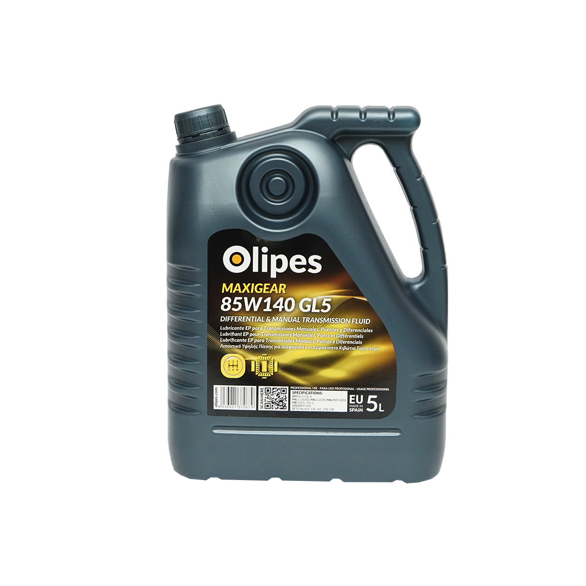 Ulei Olipes MAXIGEAR 85W140 GL-5 cutie viteze 5L