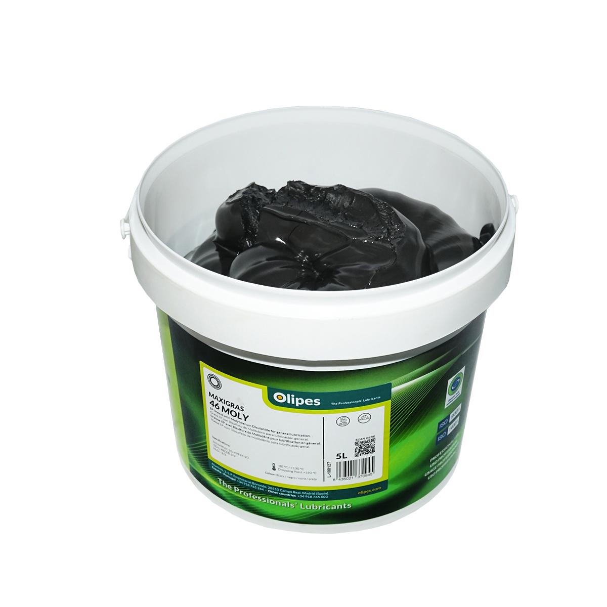 Vaselina Olipes 46/2 pe baza de litiu (bisulfid de molibden) MAXIGRAS 5L - imagine 3